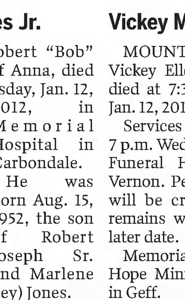 Clipping from Southern Illinoisan